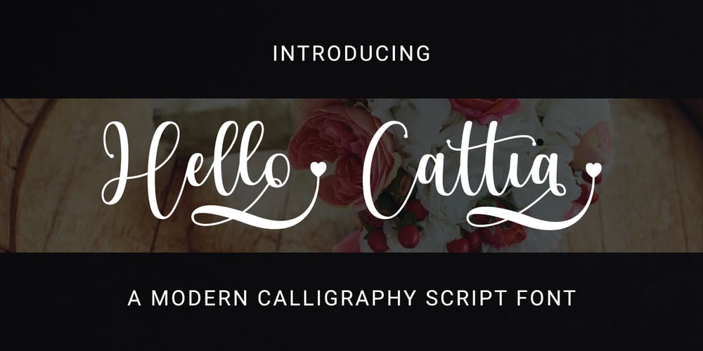 Hello Cattia font