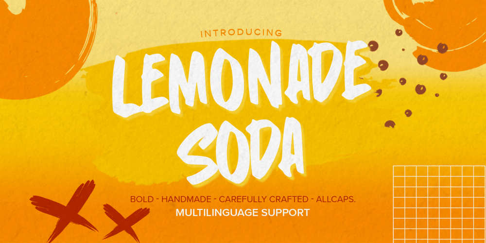Lemonade Soda font