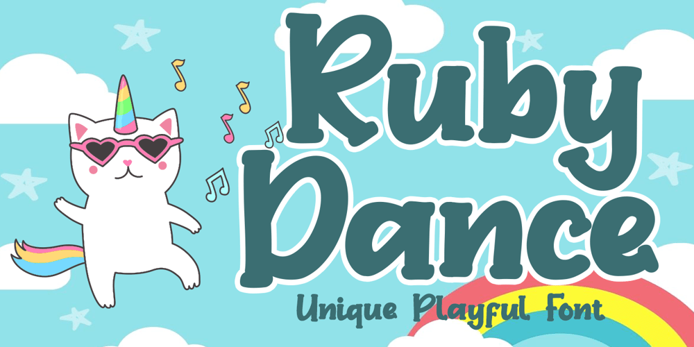 Ruby Dance font