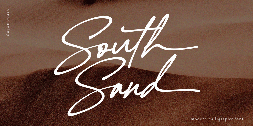 South Sand font