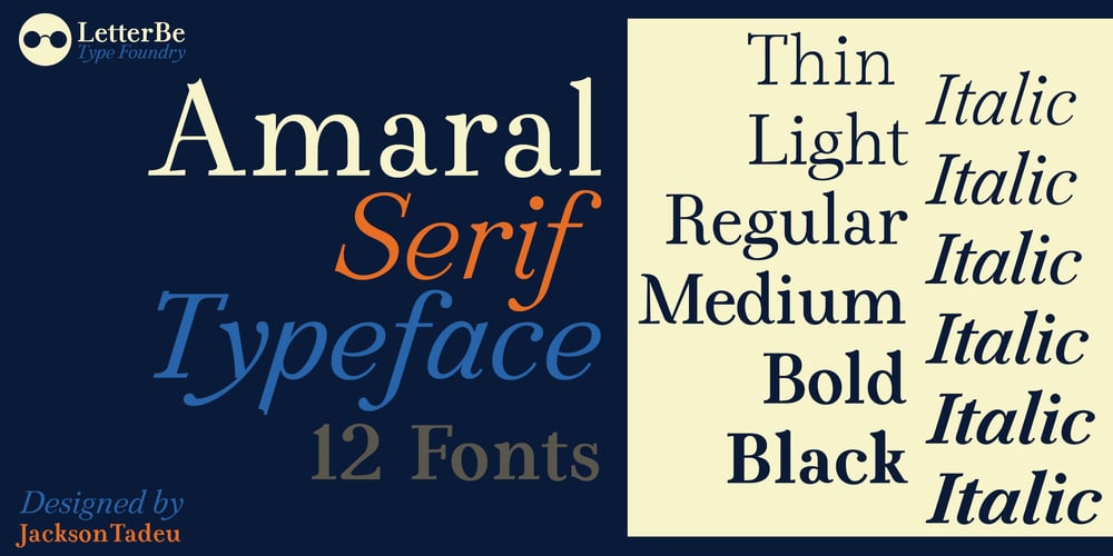 Amaral font