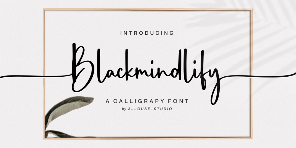 Blackmindlify font