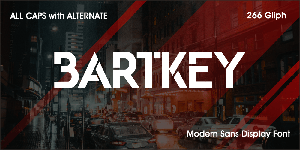 Bartkey font
