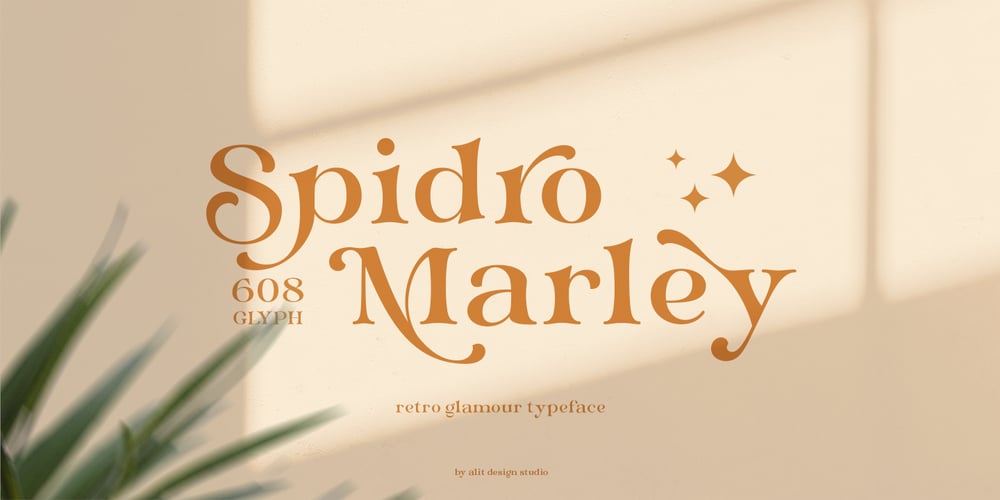 Spidro Marley font