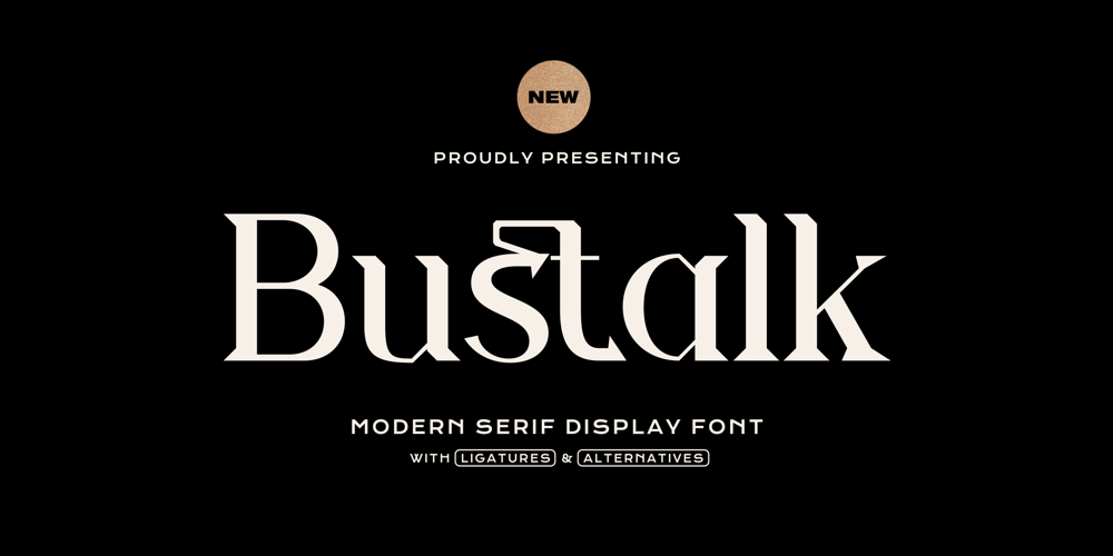 Bustalk font
