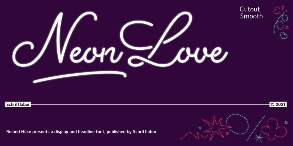 Neon Love font