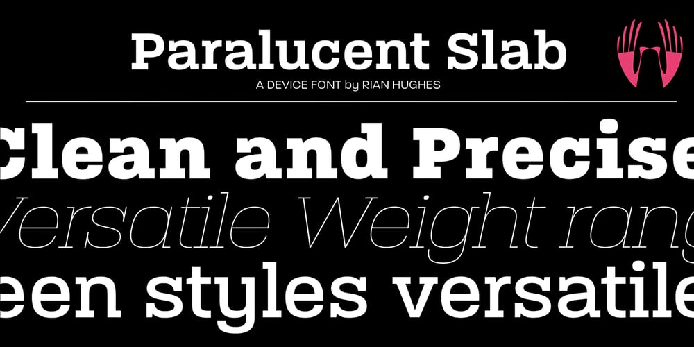 Paralucent Slab font