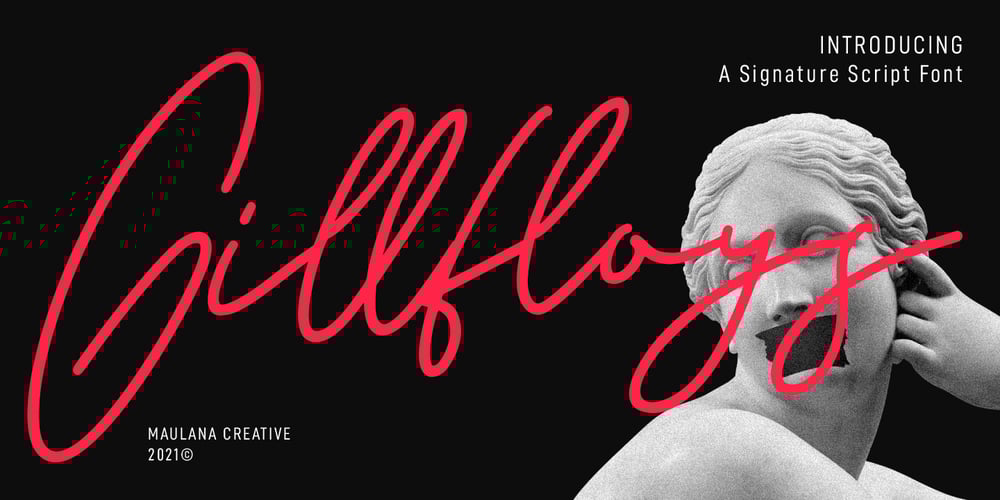 Gillfloys font
