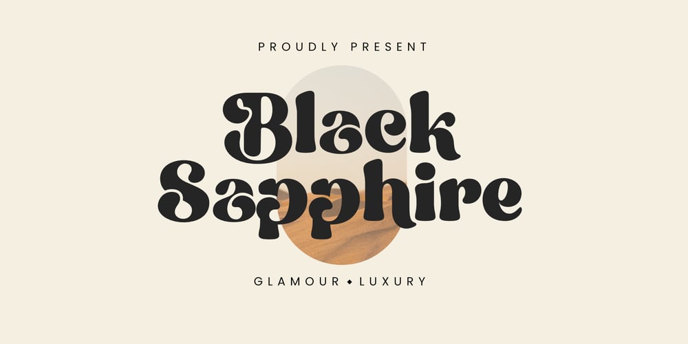 Black Sapphire font