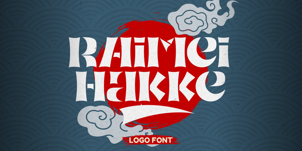 Raimei Hakke font