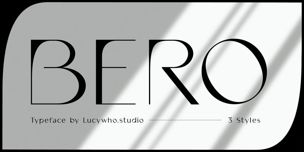 Bero font