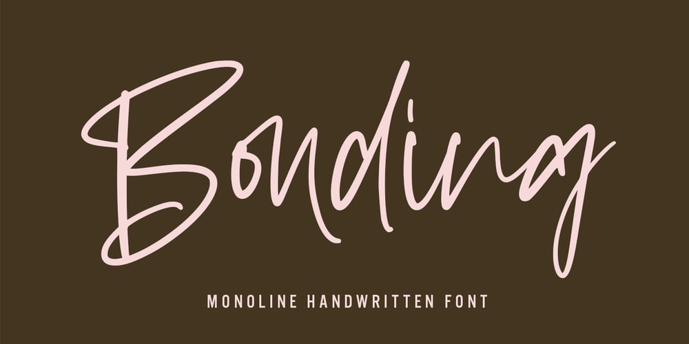 Bonding font
