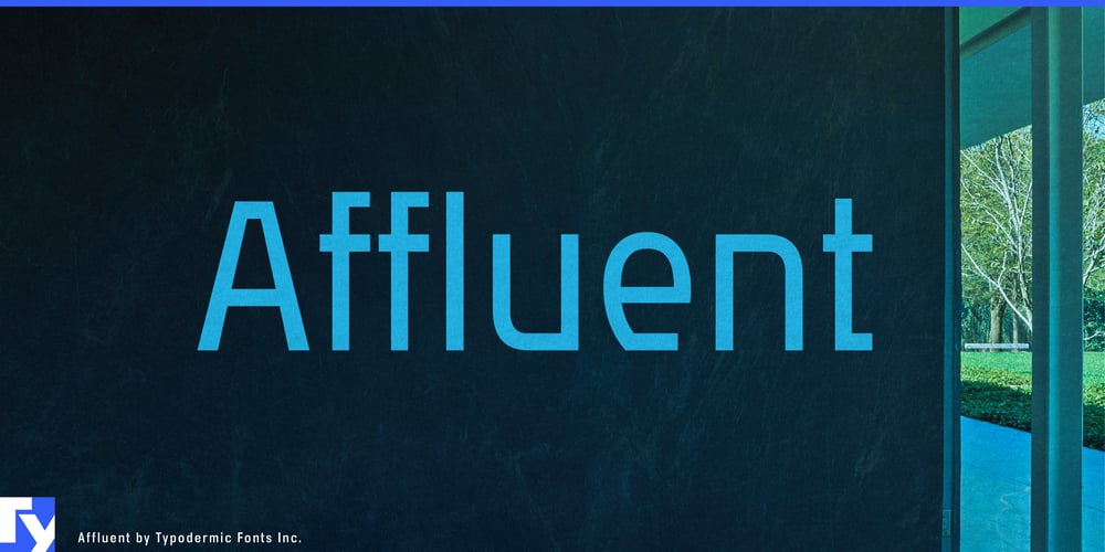 Affluent font