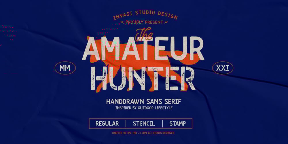 Amateur Hunter font