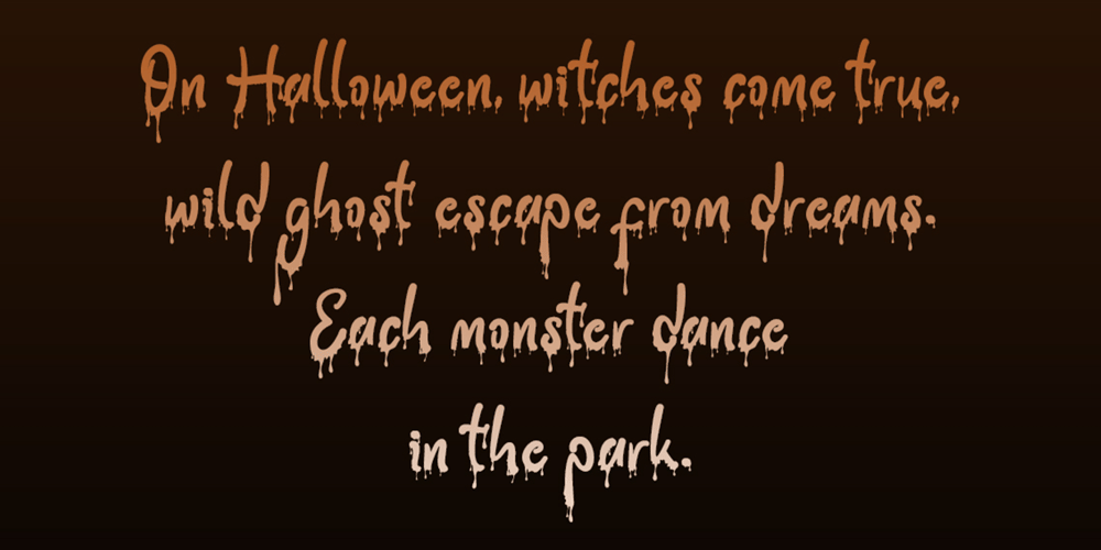 Halloween Party font