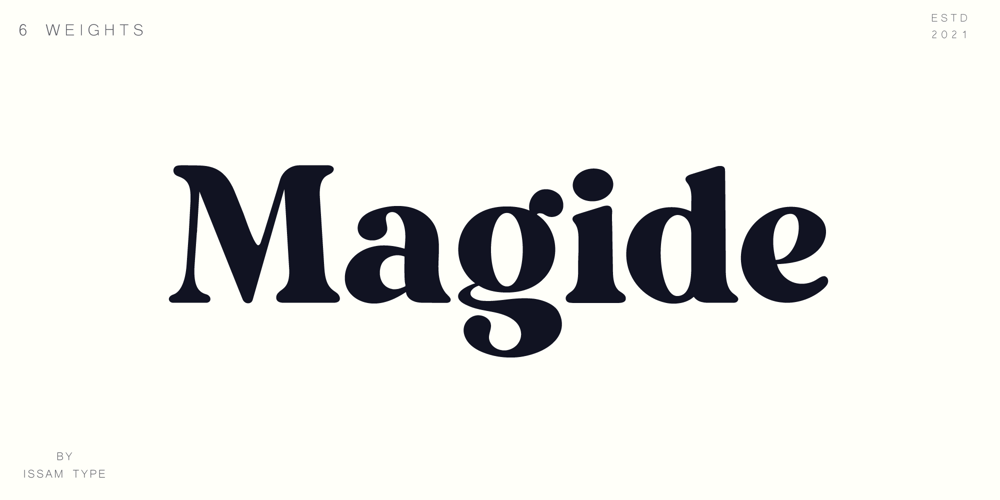 Magide font