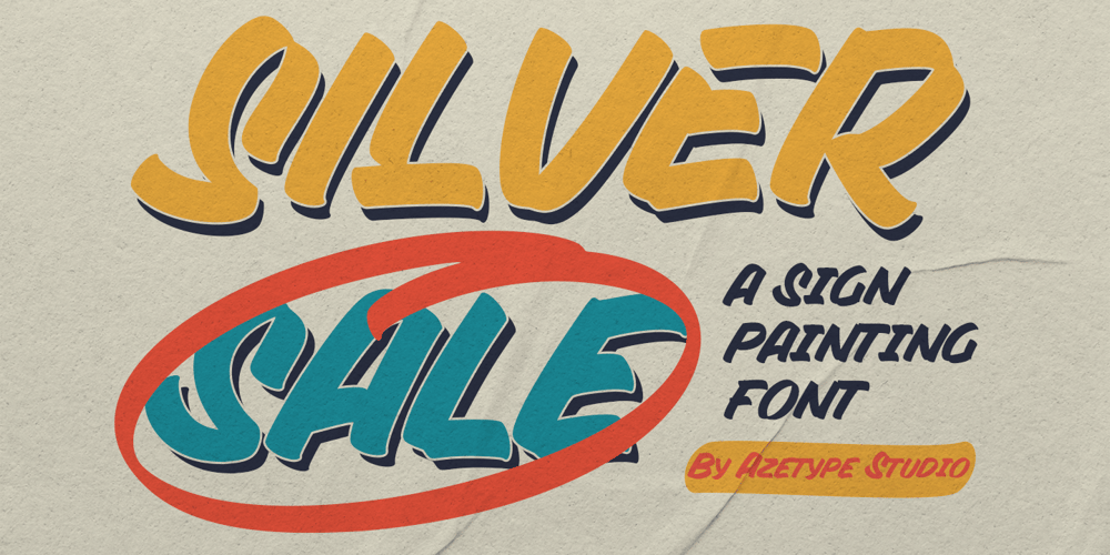 Silver Sale font