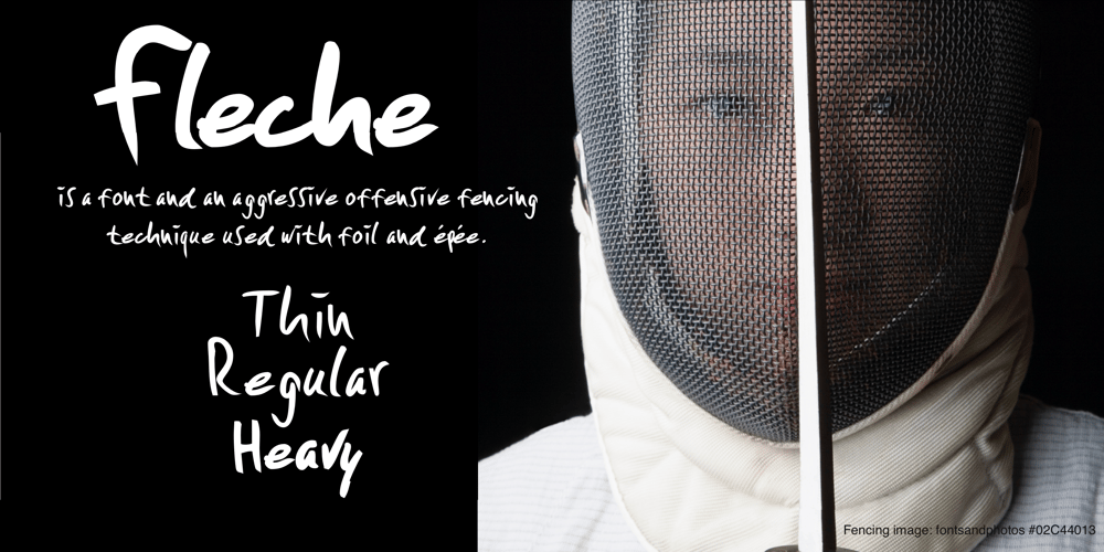 Fleche font