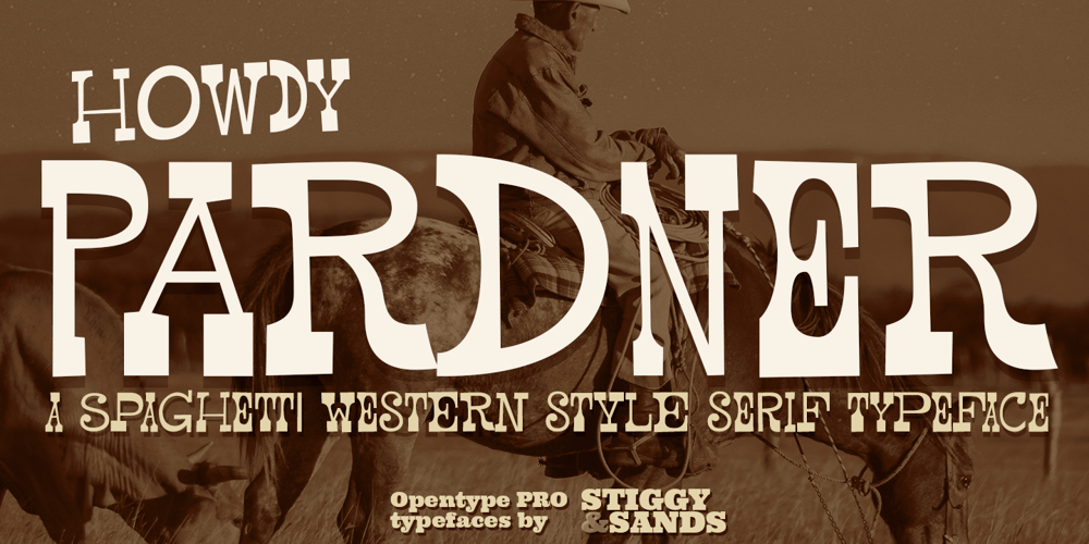 Pardner font