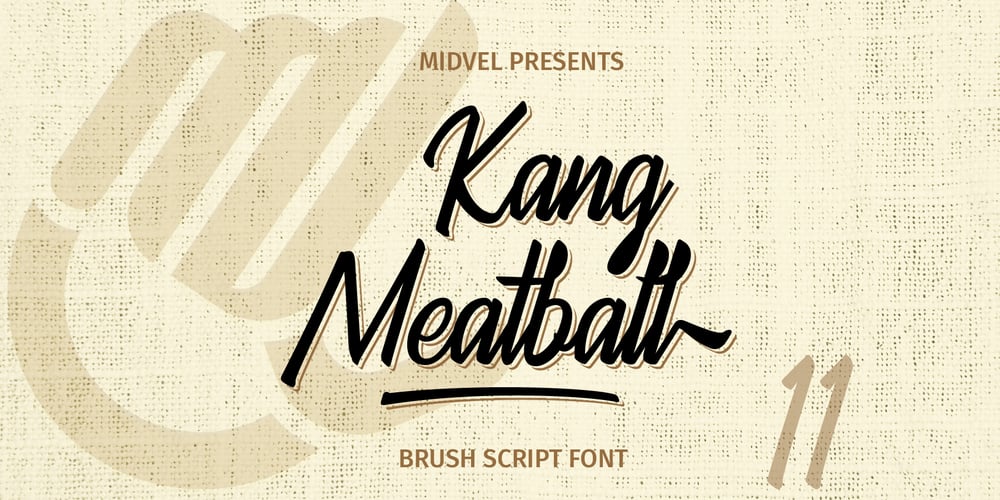 Kang Meatball font