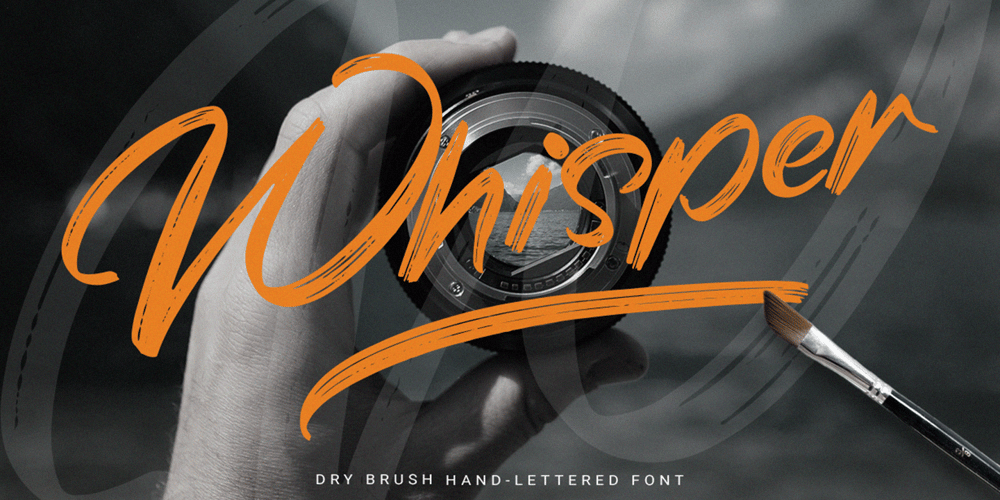 Whisper Script font