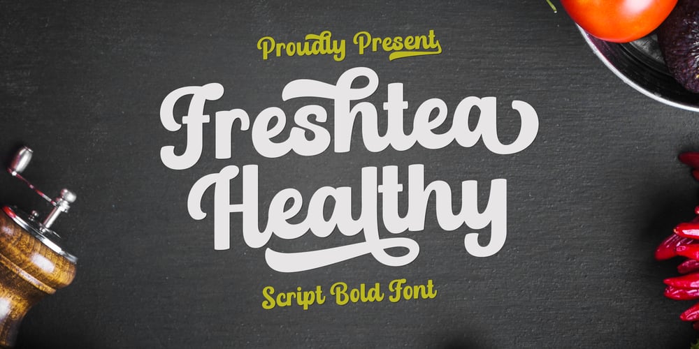 Freshtea Healthy font