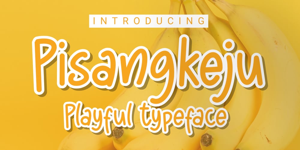 Pisangkeju font