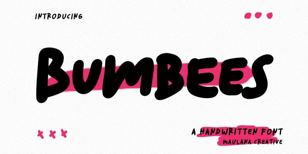 Bumbees font