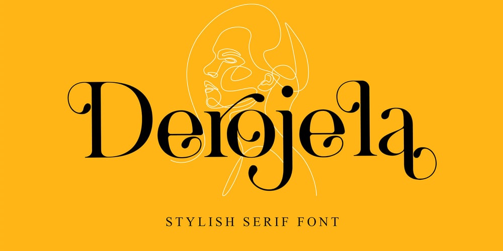 Derojela font