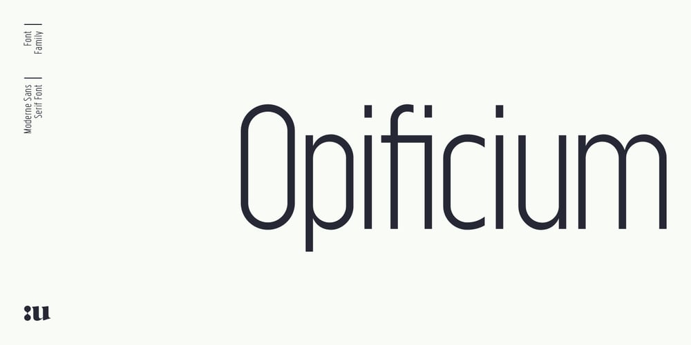 Opificium Sans font