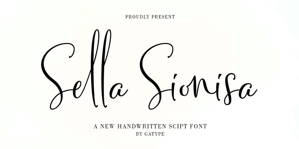 Sella Sionisa font