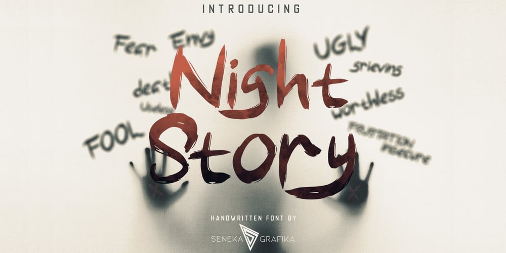 Night Story font