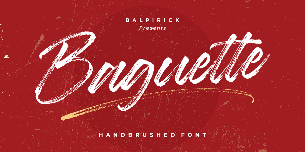 Baguette font