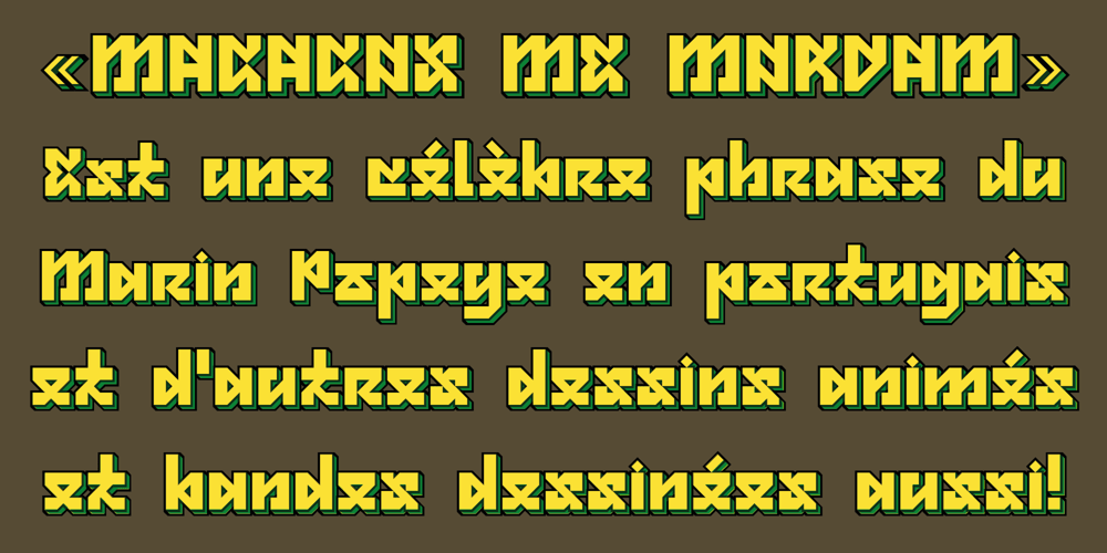 MMC Grafik font