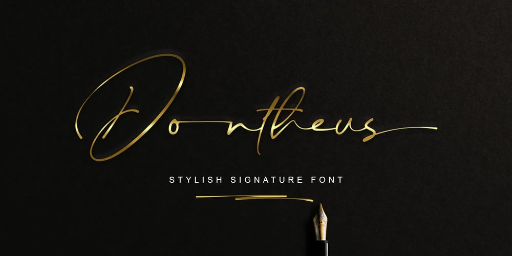Dontheus font