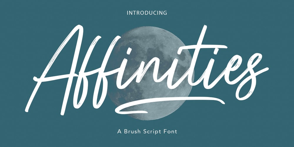 Affinities font