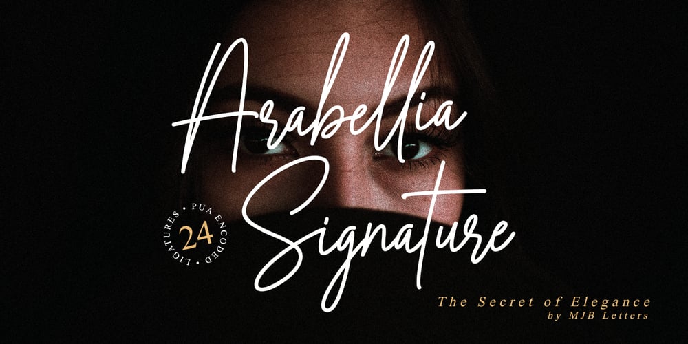Arabellia Signature font