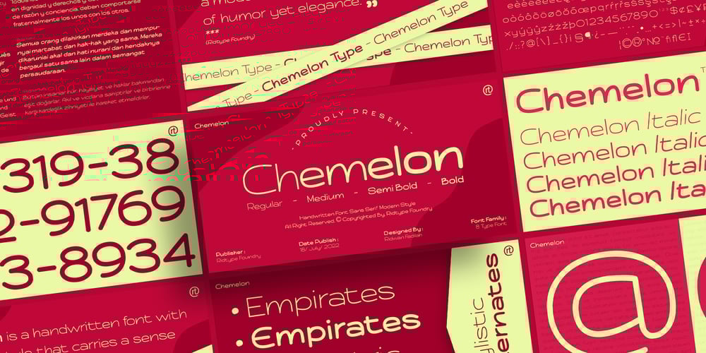Chemelon font