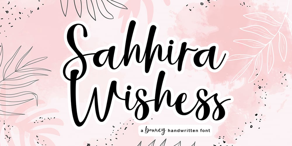Sahhira Wishess font