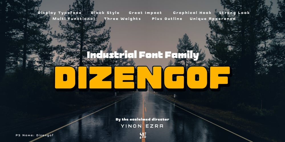 Dizengof font