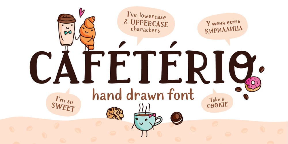 Cafeterio MS font