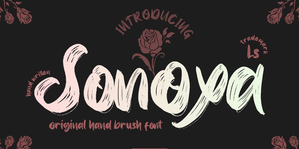 Sonoxa font