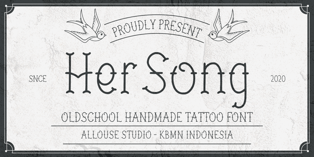 Her Song font