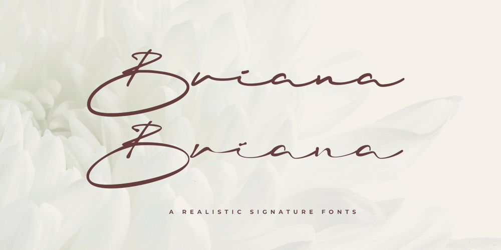Briana font