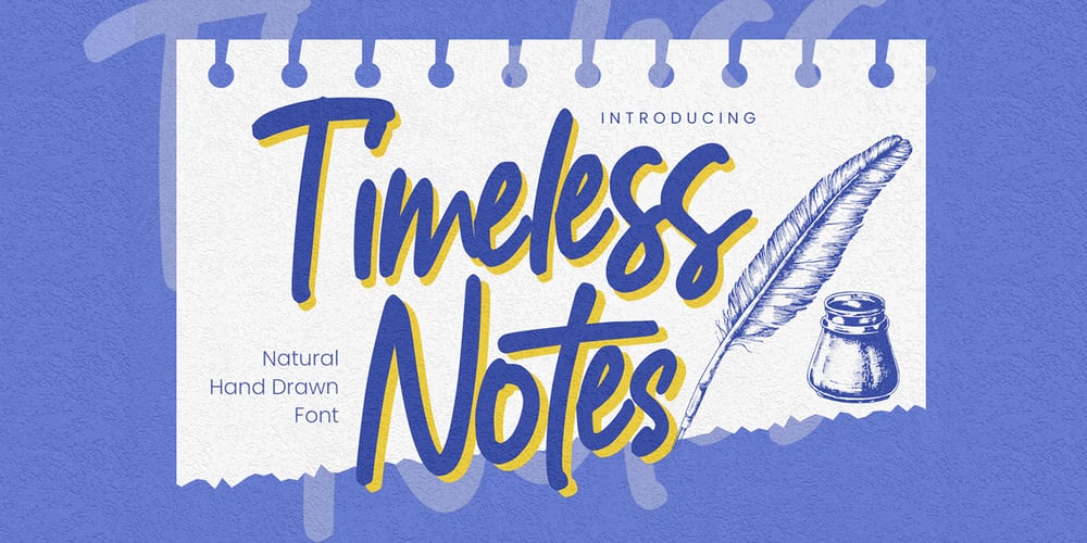 Timeless Notes font