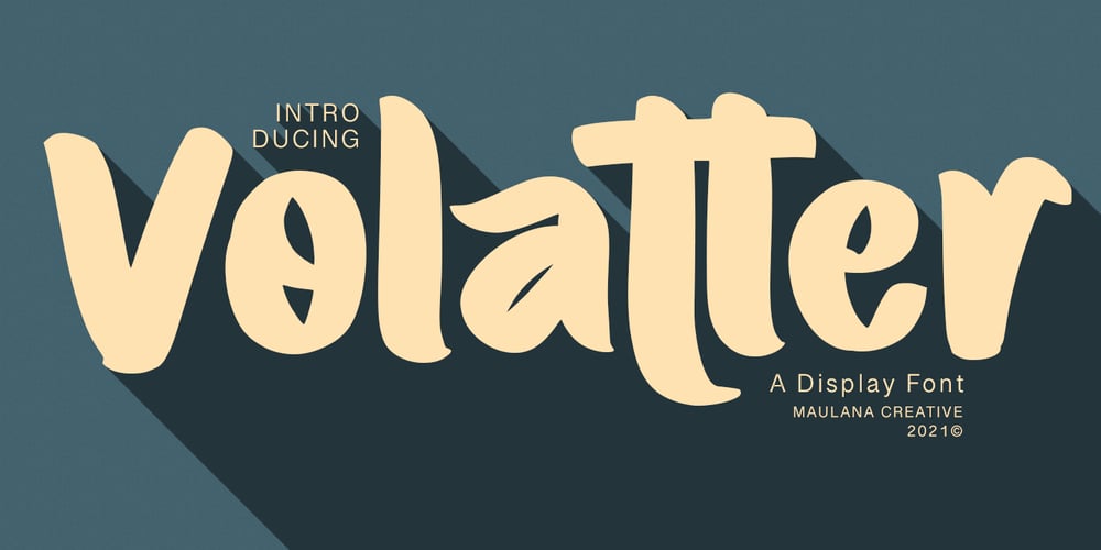 Volatter font