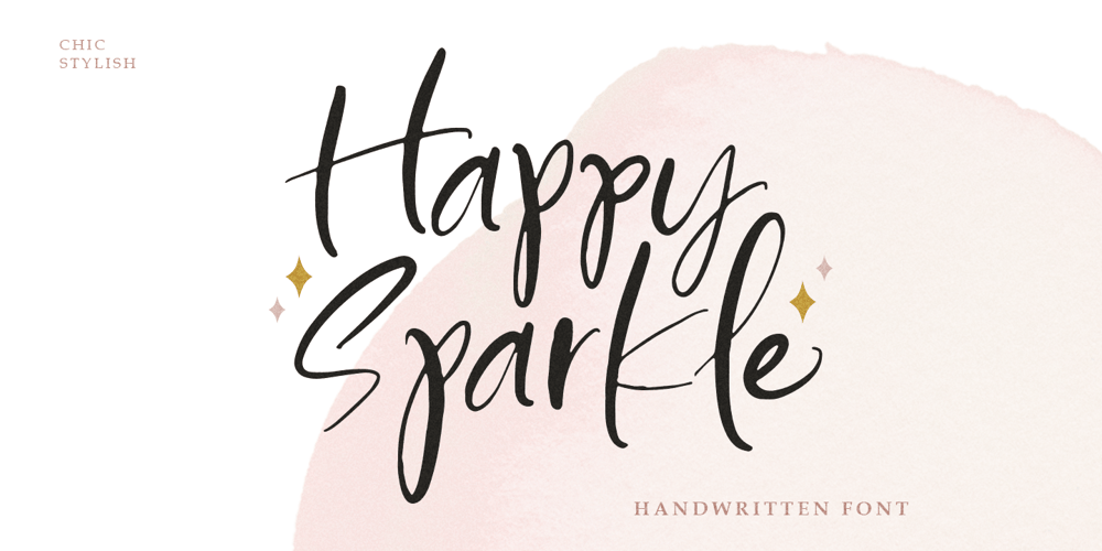 Happy Sparkle font