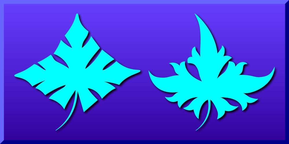 Victorian Leaf Ornaments font