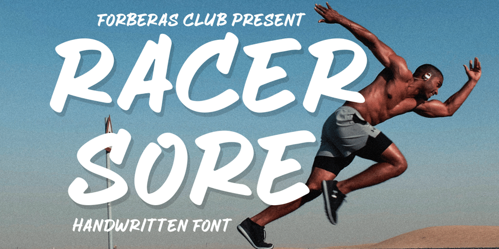 Racer Sore font