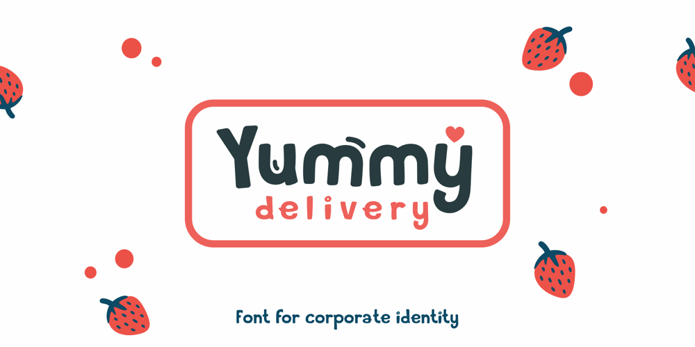 Yummy Delivery font